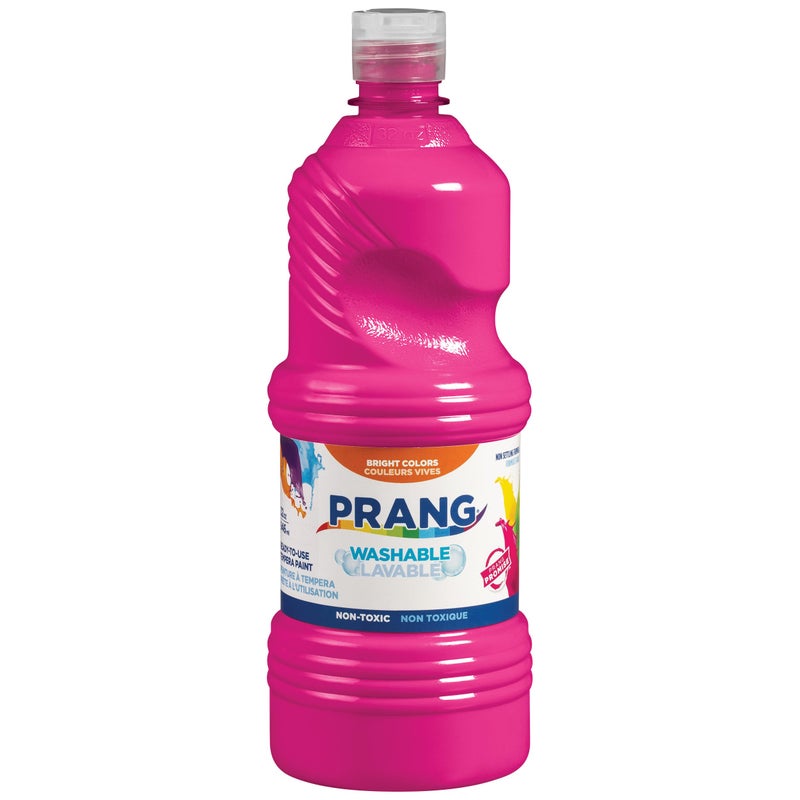Prang Washable Tempera Paint, Magenta, 32 Oz., 1 Count - Image 1